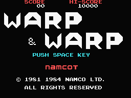 Warp & Warp Title Screen